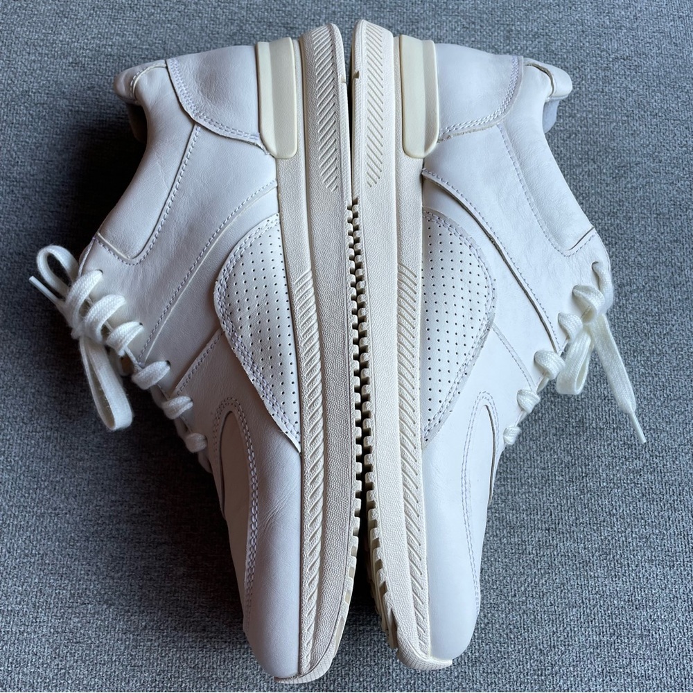 Everlane The Trainer Cream Unisex Sneaker - Picture 8 of 11